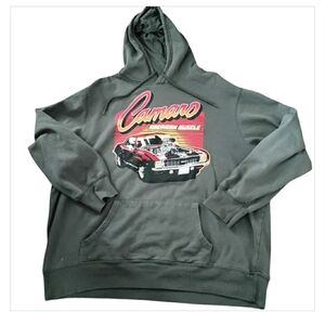 GM Chevy Camaro Muscle Car Graphic Pullover Hoodie Sweatshirt